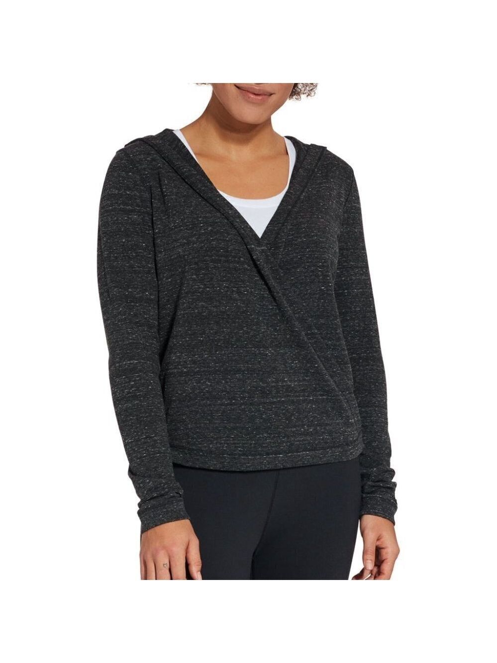 Calia by Carrie Underwood Effortless Wrap Hooded Cardigan Size XS Women'…